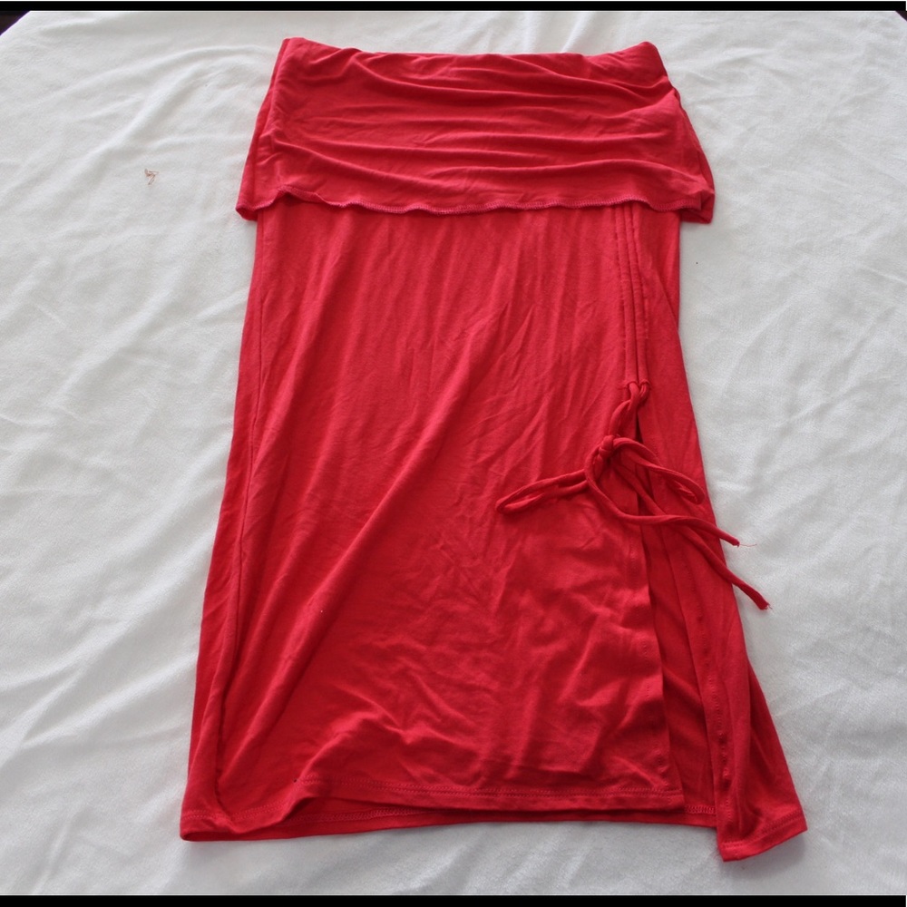 Velvet Torch Red Skirt size XS